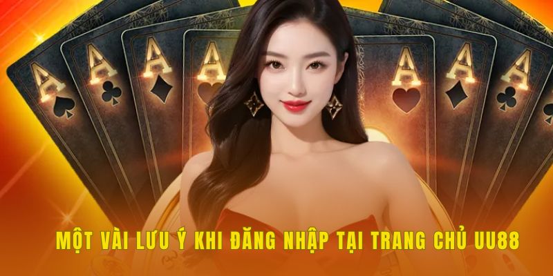 Lưu ý khi login vào hệ thống